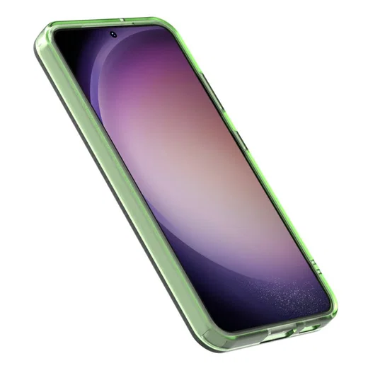 Samsung Galaxy S23 Hoesje MagSafe Backcover Semi-Transparant & Groen afbeelding 9