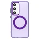Samsung Galaxy S23 Hoesje MagSafe Backcover Semi-Transparant & Paars afbeelding 2