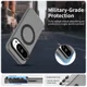 Google Pixel 10 / 10 Pro Hoesje MagSafe Backcover Semi-Transparant & Zwart afbeelding 9