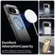 Google Pixel 10 / 10 Pro Hoesje MagSafe Backcover Semi-Transparant & Zwart afbeelding 6