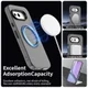 Google Pixel 9a Hoesje MagSafe Backcover Semi-Transparant & Zwart afbeelding 3