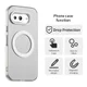 Google Pixel 9a Hoesje MagSafe Backcover Semi-Transparant & Wit afbeelding 6