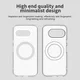 Google Pixel 9a Hoesje MagSafe Backcover Semi-Transparant & Wit afbeelding 5