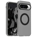 Google Pixel 9 / 9 Pro Hoesje MagSafe Backcover Semi-Transparant & Zwart