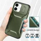Apple iPhone 17 Hoesje Camera Slider Back Cover Schokbestendig Groen afbeelding 5
