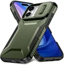 Apple iPhone 17 Hoesje Camera Slider Back Cover Schokbestendig Groen
