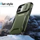 Apple iPhone 17 Hoesje Camera Slider Back Cover Schokbestendig Groen afbeelding 6