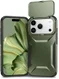 Apple iPhone 17 Pro Hoesje Camera Slider Back Cover Schokbestendig Groen afbeelding 2
