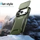 Apple iPhone 17 Pro Hoesje Camera Slider Back Cover Schokbestendig Groen afbeelding 8