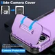 Apple iPhone 17 Pro Hoesje Camera Slider Back Cover Schokbestendig Paars afbeelding 5