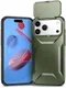 Apple iPhone 17 Pro Max Hoesje Camera Slider Back Cover Schokbestendig Groen afbeelding 2