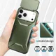 Apple iPhone 17 Pro Max Hoesje Camera Slider Back Cover Schokbestendig Groen afbeelding 6