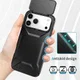 Apple iPhone 17 Pro Max Hoesje Camera Slider Back Cover Schokbestendig Zwart afbeelding 6