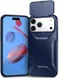 Apple iPhone 17 Pro Max Hoesje Camera Slider Back Cover Schokbestendig Blauw afbeelding 2