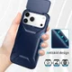 Apple iPhone 17 Pro Max Hoesje Camera Slider Back Cover Schokbestendig Blauw afbeelding 6