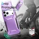 Apple iPhone 17 Pro Max Hoesje Camera Slider Back Cover Schokbestendig Paars afbeelding 9