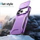 Apple iPhone 17 Pro Max Hoesje Camera Slider Back Cover Schokbestendig Paars afbeelding 6