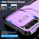 Samsung Galaxy A37 Hoesje Camera Slider Back Cover Schokbestendig Paars afbeelding 8