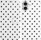 Apple iPhone 17 Hoesje Portemonnee Book Case Polka Dot Wit