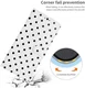 Apple iPhone 17 Hoesje Portemonnee Book Case Polka Dot Wit afbeelding 9