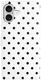 Apple iPhone 17 Hoesje Portemonnee Book Case Polka Dot Wit afbeelding 11