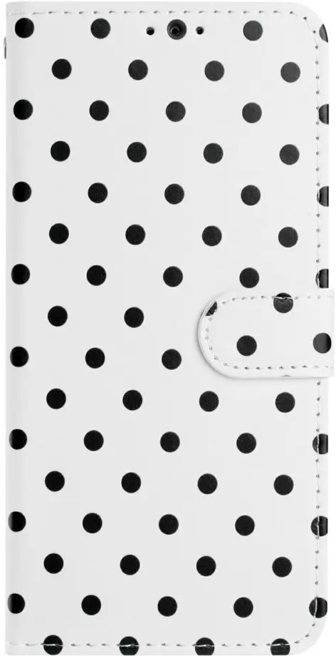 Apple iPhone 17 Hoesje Portemonnee Book Case Polka Dot Wit afbeelding 10