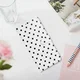 Apple iPhone 17 Hoesje Portemonnee Book Case Polka Dot Wit afbeelding 2