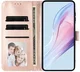 Apple iPhone 17 Hoesje Portemonnee Book Case Polka Dot Roze afbeelding 6