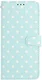 Apple iPhone 17 Hoesje Portemonnee Book Case Polka Dot Blauw afbeelding 10