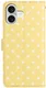 Apple iPhone 17 Hoesje Portemonnee Book Case Polka Dot Geel afbeelding 11