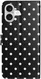 Apple iPhone 17 Hoesje Portemonnee Book Case Polka Dot Zwart afbeelding 11