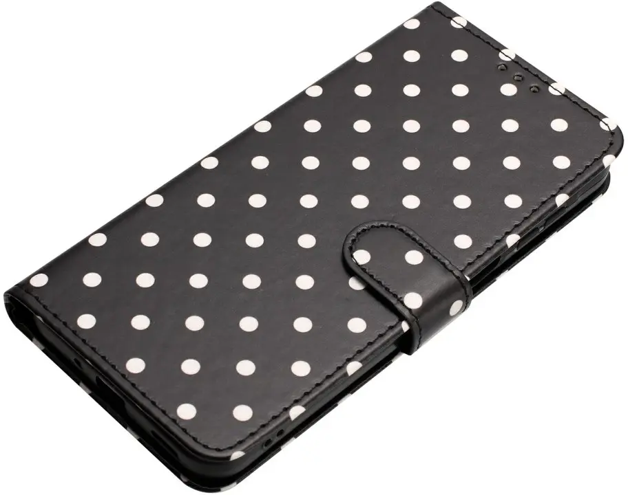 Apple iPhone 17 Hoesje Portemonnee Book Case Polka Dot Zwart afbeelding 8