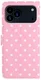 Apple iPhone 17 Pro Hoesje Portemonnee Book Case Polka Dot Roze afbeelding 5