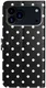 Apple iPhone 17 Pro Max Hoesje Portemonnee Book Case Polka Dot Zwart afbeelding 3