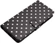 Apple iPhone 17 Pro Max Hoesje Portemonnee Book Case Polka Dot Zwart afbeelding 9