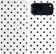 Apple iPhone 17 Pro Max Hoesje Portemonnee Book Case Polka Dot Wit