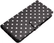 Apple iPhone Air Hoesje Portemonnee Book Case Polka Dot Zwart afbeelding 9