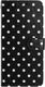 Apple iPhone Air Hoesje Portemonnee Book Case Polka Dot Zwart afbeelding 5