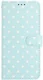 Apple iPhone Air Hoesje Portemonnee Book Case Polka Dot Blauw afbeelding 5