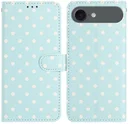 Apple iPhone Air Hoesje Portemonnee Book Case Polka Dot Blauw
