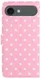 Apple iPhone Air Hoesje Portemonnee Book Case Polka Dot Roze afbeelding 3