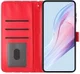 Apple iPhone Air Hoesje Portemonnee Book Case Polka Dot Rood afbeelding 8