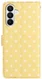 Samsung Galaxy S26 Hoesje Portemonnee Book Case Polka Dot Geel afbeelding 5
