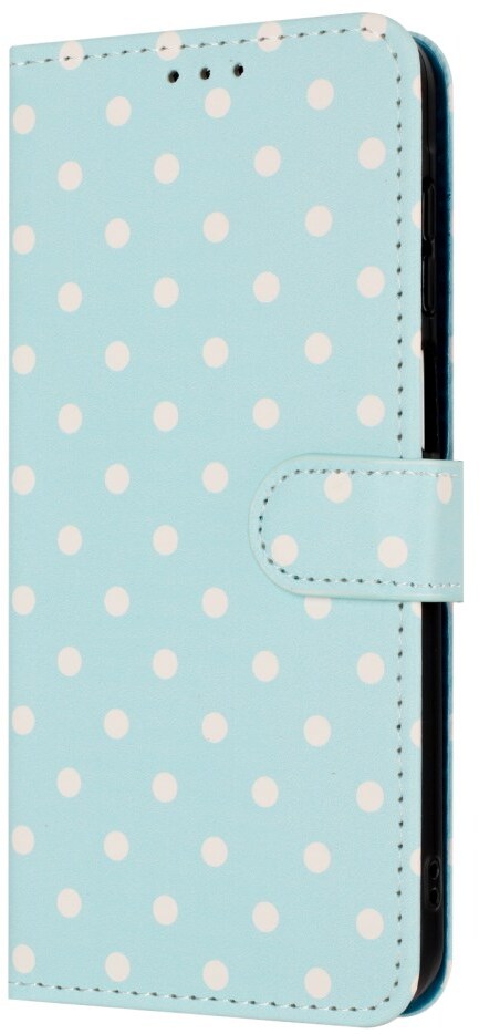 Samsung Galaxy S26 Hoesje Portemonnee Book Case Polka Dot Blauw afbeelding 7