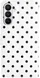Samsung Galaxy S26 Hoesje Portemonnee Book Case Polka Dot Wit afbeelding 5