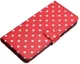 Samsung Galaxy S26 Hoesje Portemonnee Book Case Polka Dot Rood afbeelding 9