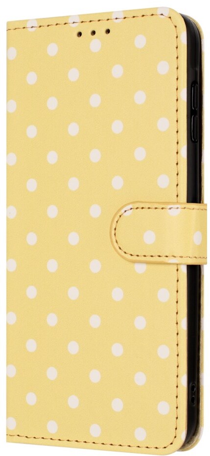 Samsung Galaxy S26 Ultra Hoesje Portemonnee Book Case Polka Dot Geel afbeelding 5