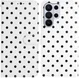 Samsung Galaxy S26 Ultra Hoesje Portemonnee Book Case Polka Dot Wit