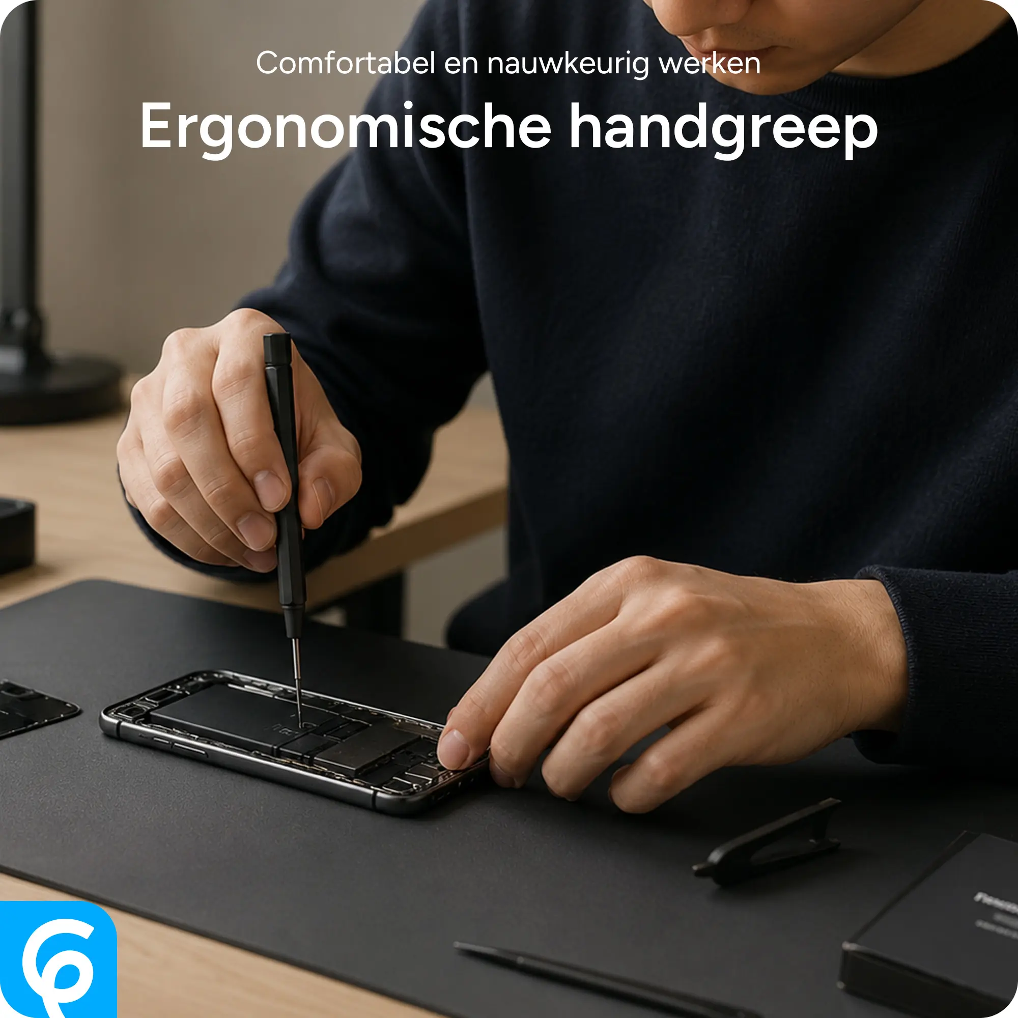 SBG 25-in-1 Schroevendraaierset met Magnetische Bits voor Reparaties afbeelding 2
