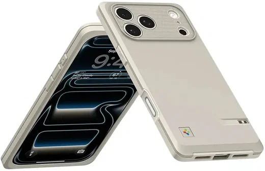 Spigen Classic LS MagFit iPhone 17 Pro Max Hoesje Magsafe Back Cover Beige afbeelding 10
